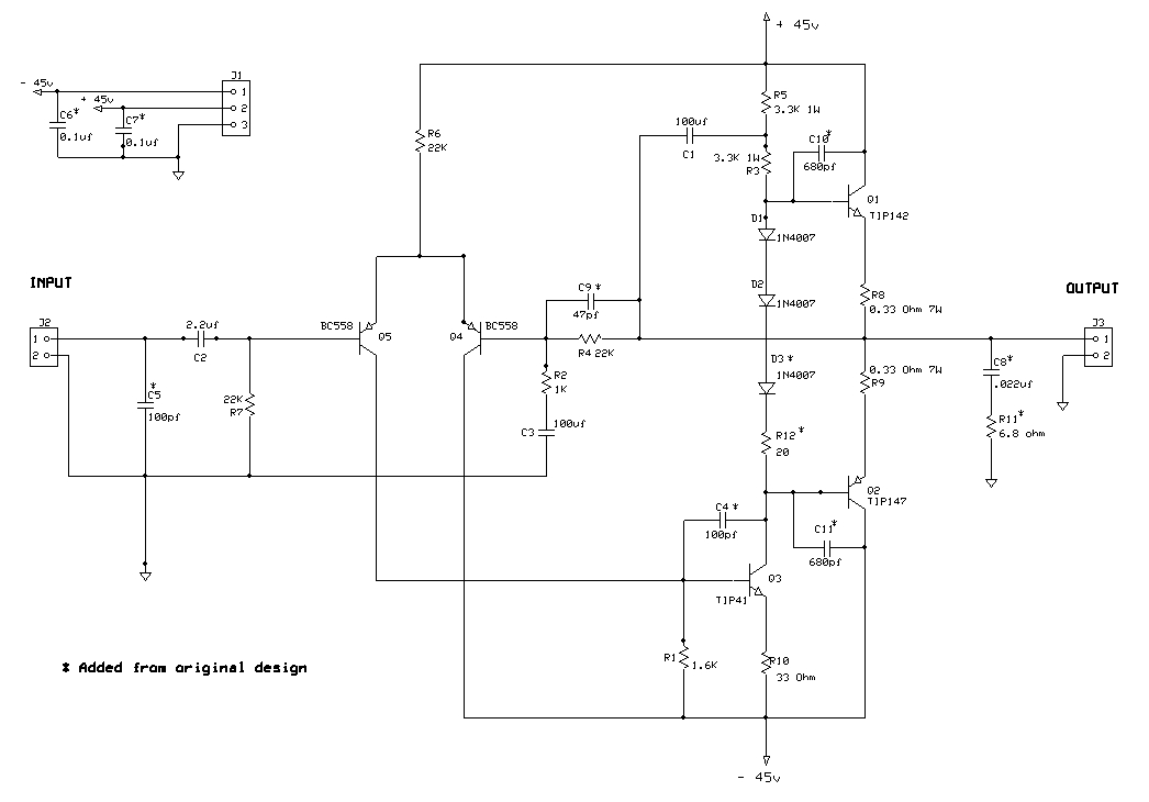 150 Watt Power Amplifier Circuit Board