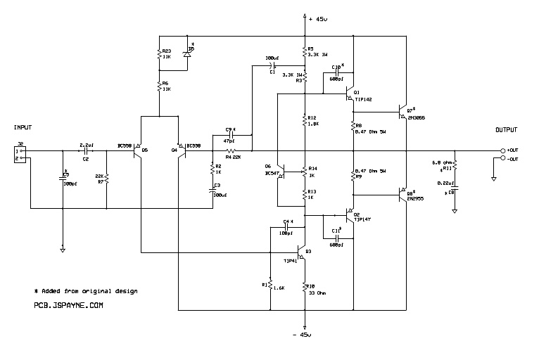 Robust Amplifier Schematic