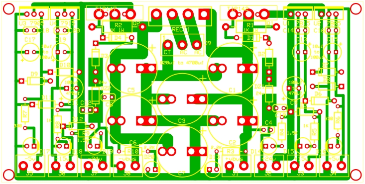 Circuit Board Layout for the Universal Power Supply